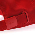 Red - Pack Shot - Lacoste Unisex Adult Adjustable Cotton Twill Baseball Cap