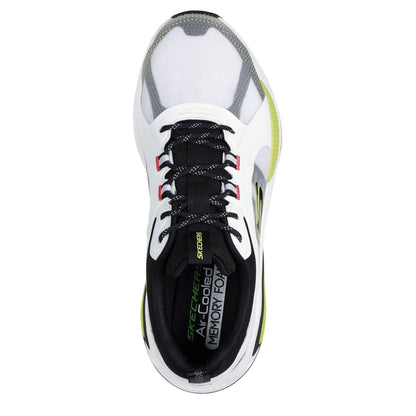 White-Green-Black - Lifestyle - Skechers Childrens-Kids Octus Trainers