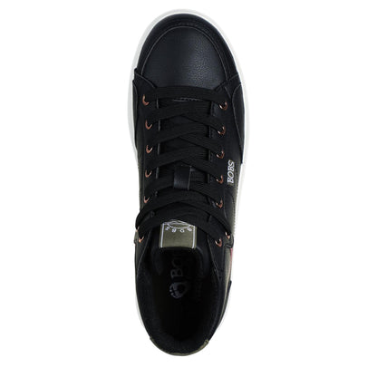 Black - Lifestyle - Skechers Womens-Ladies Bobs DVine Trainers