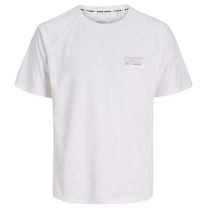 Bright White - Front - Jack And Jones Mens Plain Logo Active T-Shirt