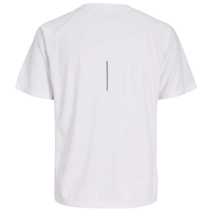 Bright White - Back - Jack And Jones Mens Plain Logo Active T-Shirt