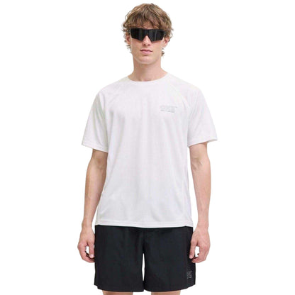 Bright White - Lifestyle - Jack And Jones Mens Plain Logo Active T-Shirt