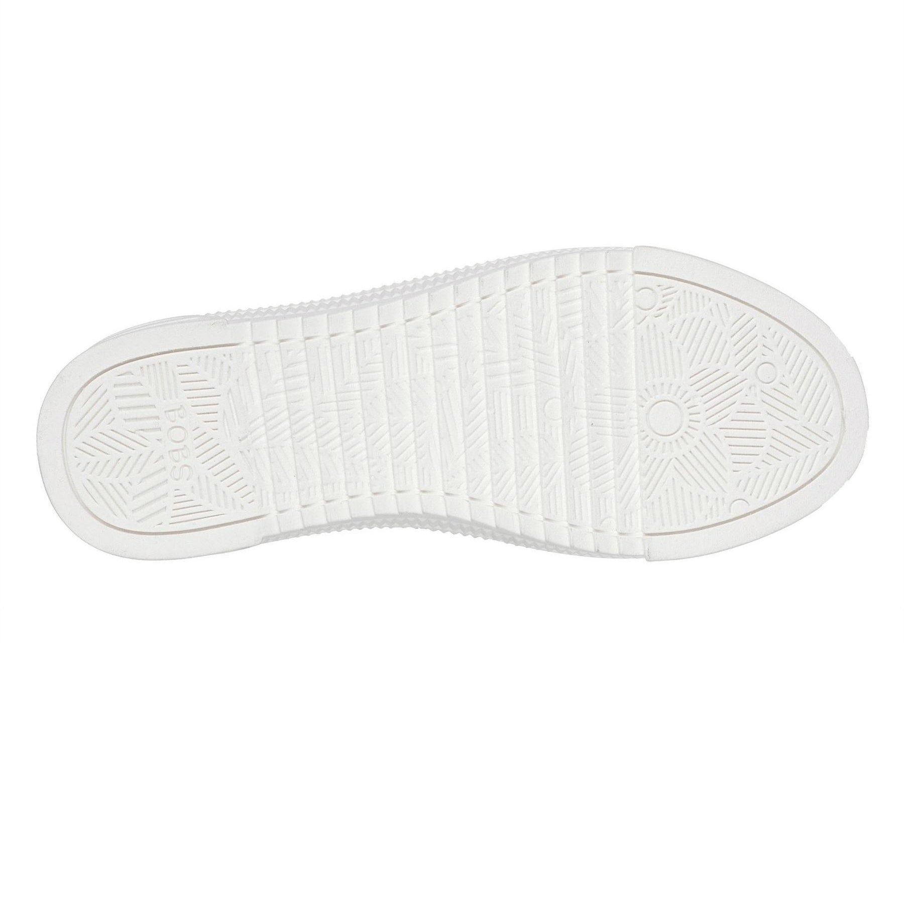 White - Pack Shot - Skechers Womens-Ladies Bobs Copa Platform Trainers