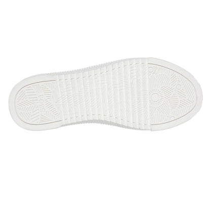 White - Pack Shot - Skechers Womens-Ladies Bobs Copa Platform Trainers