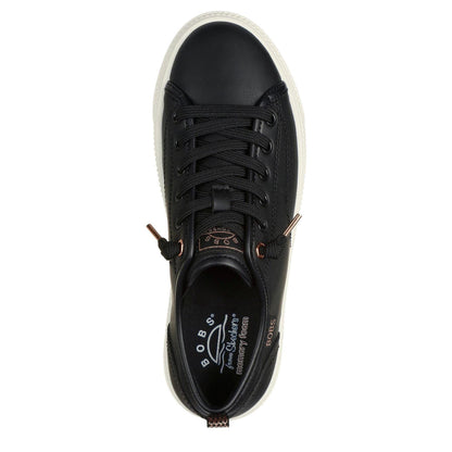 Black - Lifestyle - Skechers Womens-Ladies Bobs Copa Platform Trainers