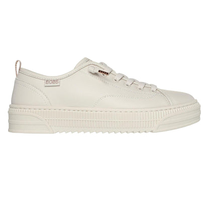 Off White - Front - Skechers Womens-Ladies Bobs Copa Platform Trainers