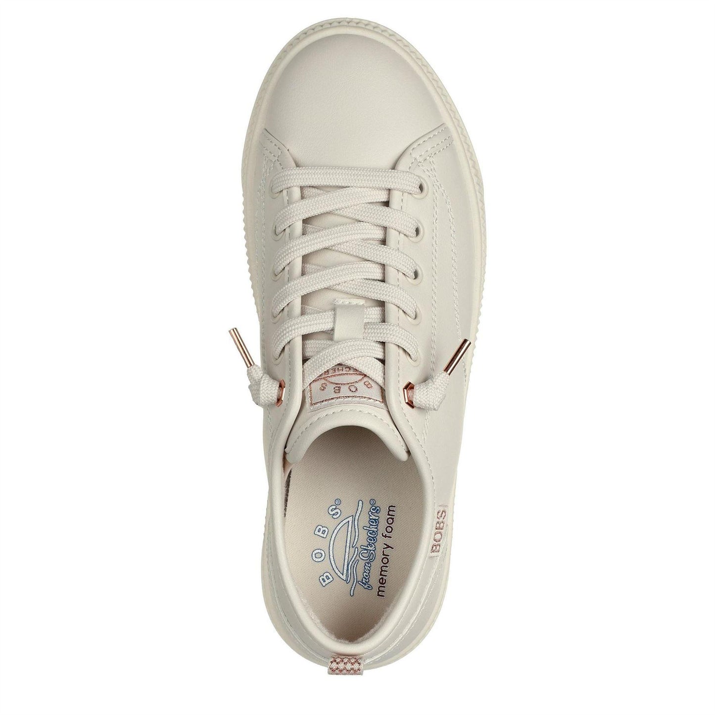 Off White - Lifestyle - Skechers Womens-Ladies Bobs Copa Platform Trainers