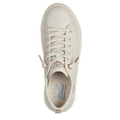 Off White - Lifestyle - Skechers Womens-Ladies Bobs Copa Platform Trainers