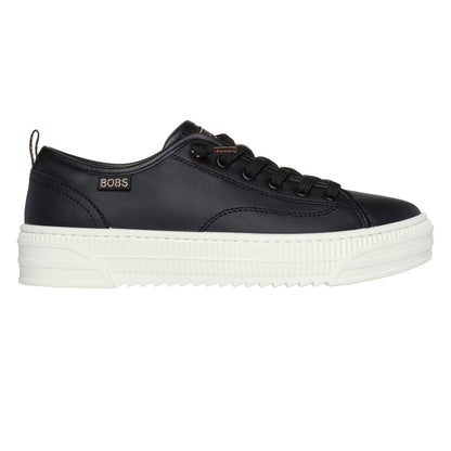 Black - Front - Skechers Womens-Ladies Bobs Copa Platform Trainers