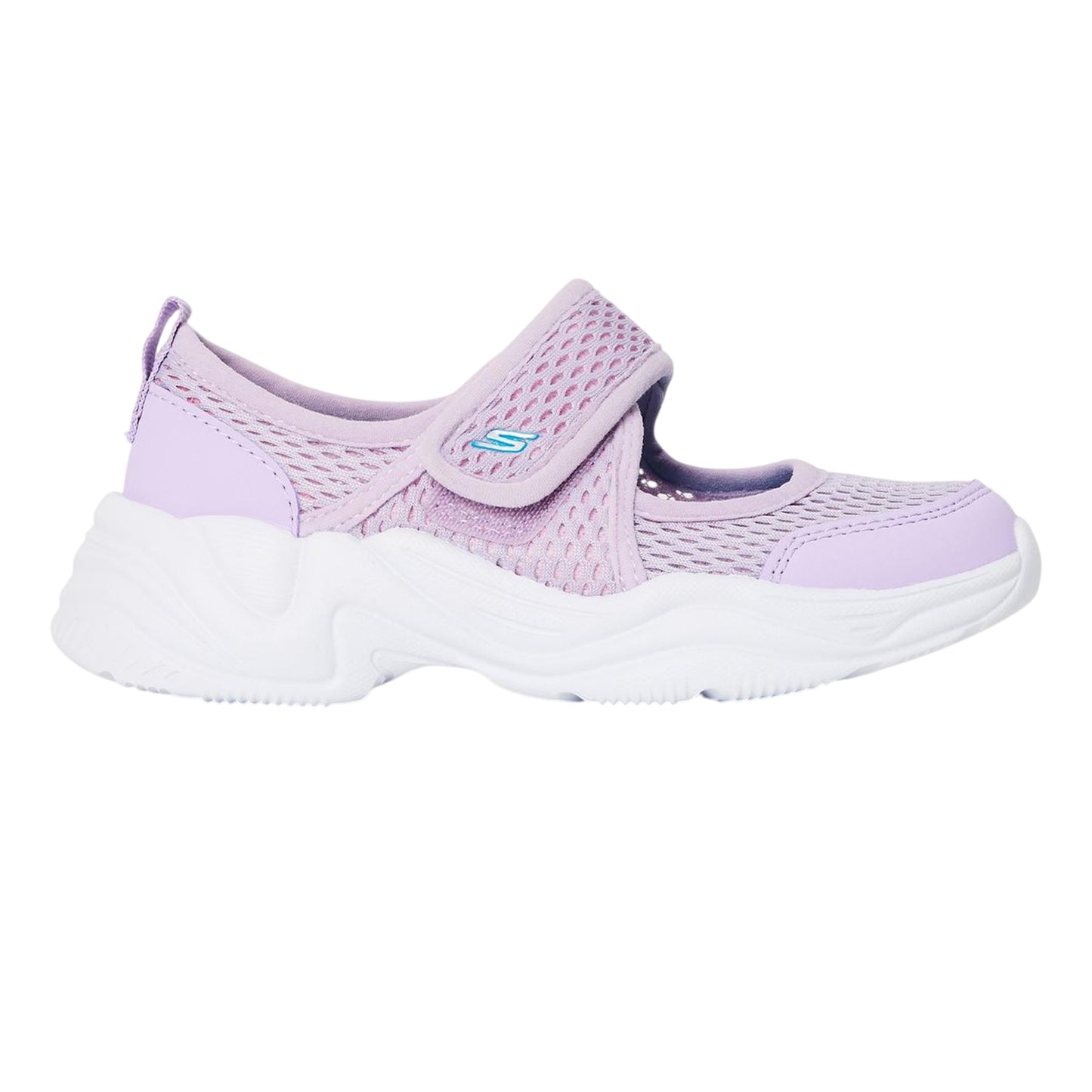 Lavender - Front - Skechers Girls Sports Sandals