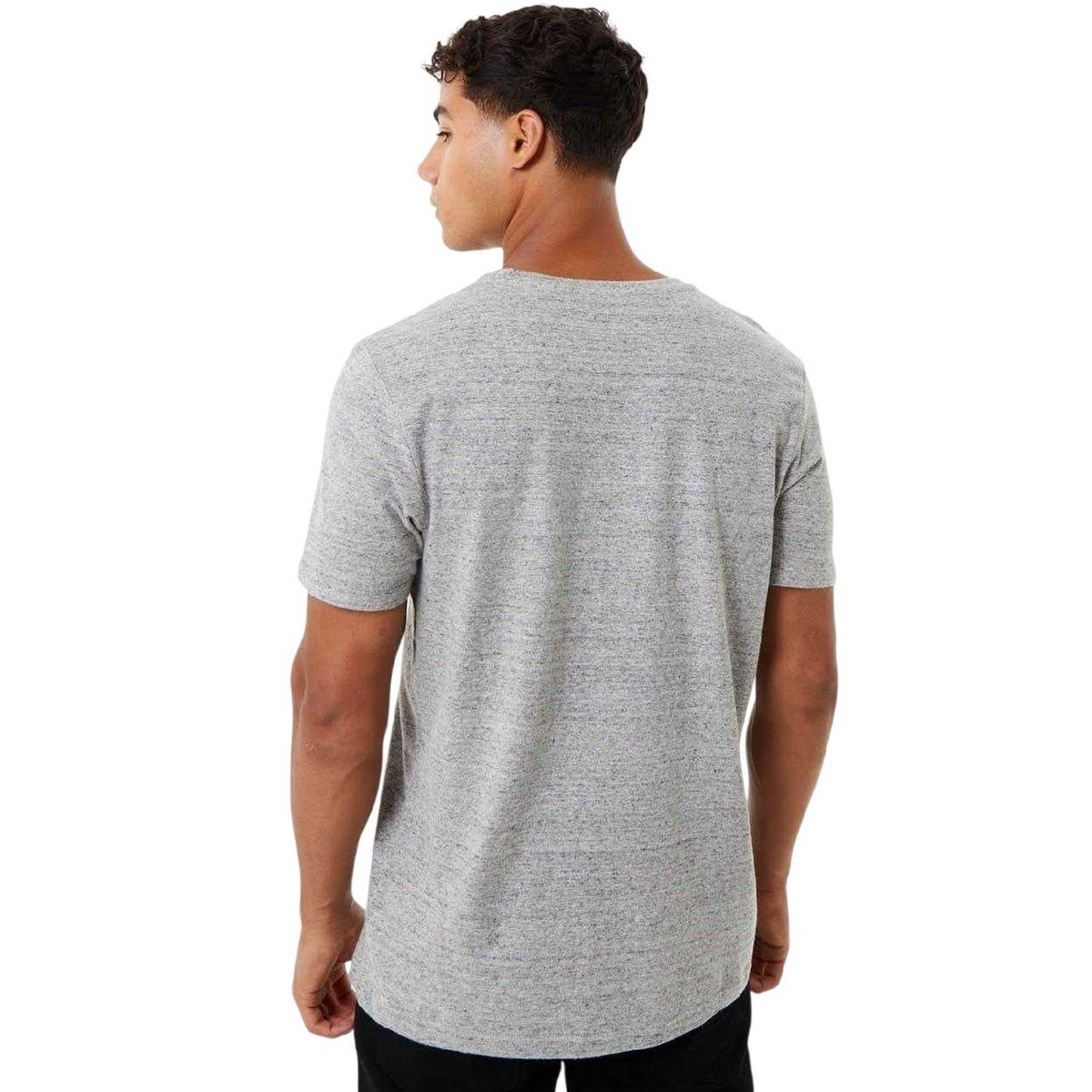 Grey Marl - Back - Jack Wills Mens Sandleford Logo T-Shirt