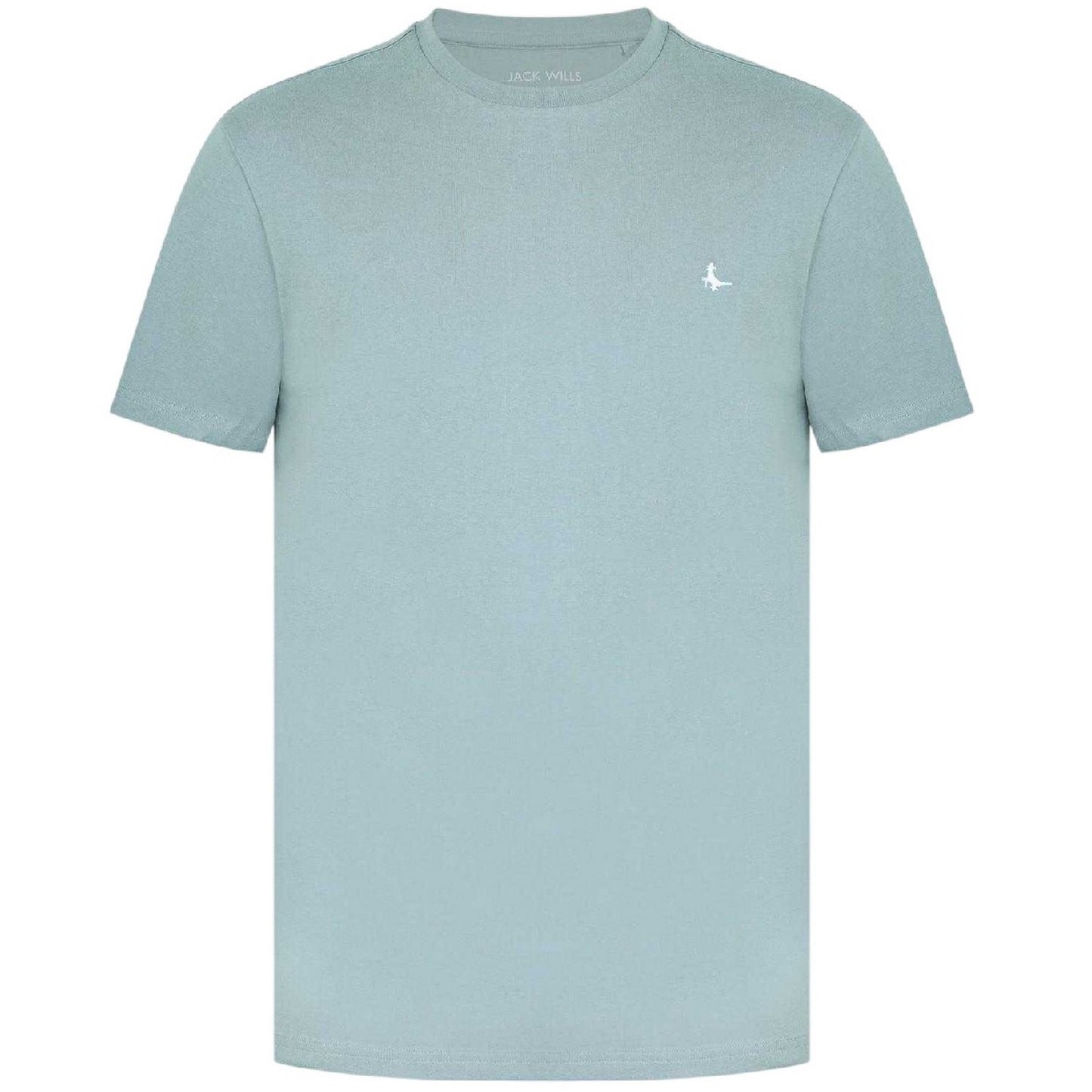 Light Blue - Front - Jack Wills Mens Sandleford Logo T-Shirt