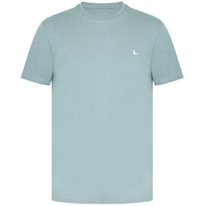 Light Blue - Front - Jack Wills Mens Sandleford Logo T-Shirt