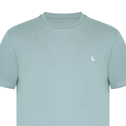 Light Blue - Side - Jack Wills Mens Sandleford Logo T-Shirt