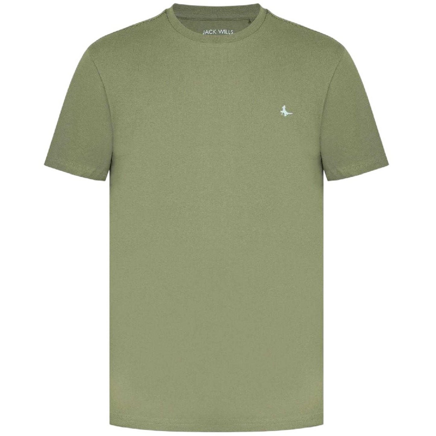 Light Green - Front - Jack Wills Mens Sandleford Logo T-Shirt