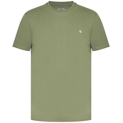 Light Green - Front - Jack Wills Mens Sandleford Logo T-Shirt