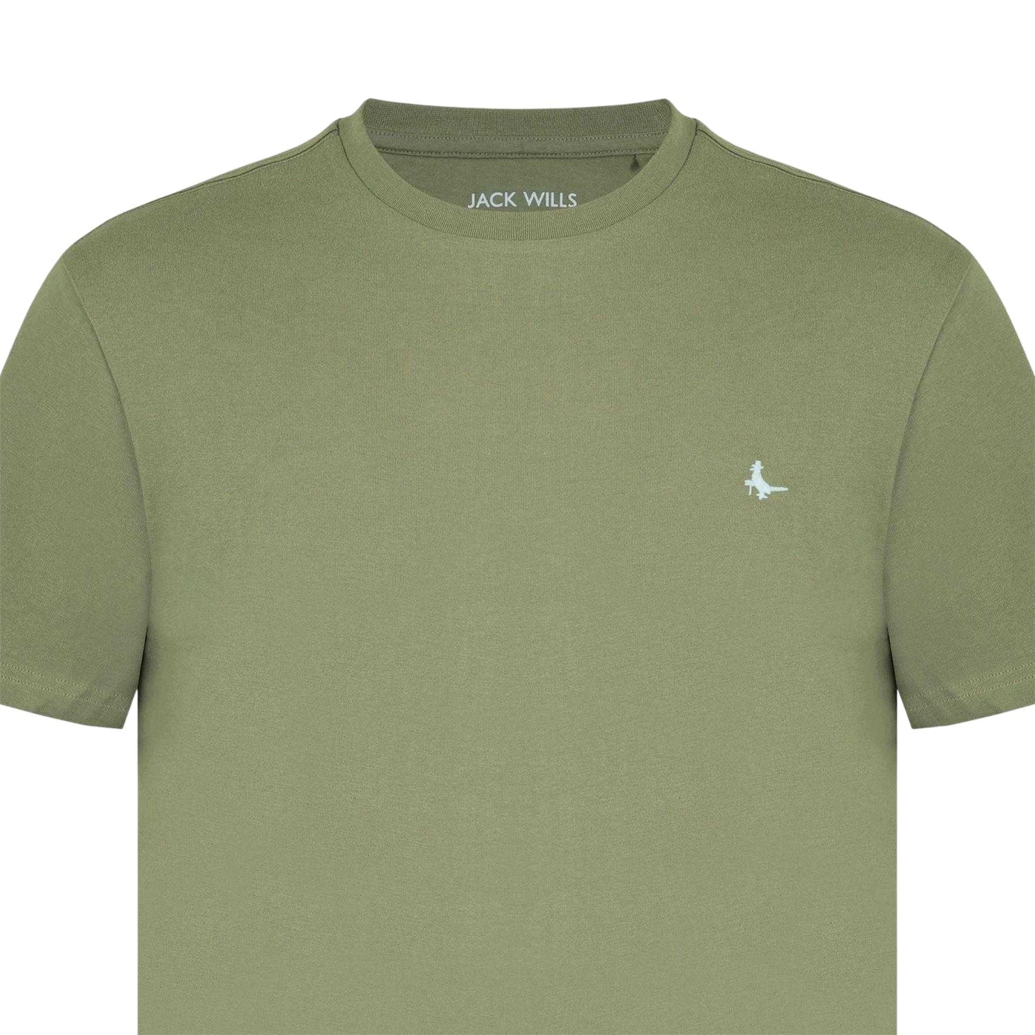 Light Green - Side - Jack Wills Mens Sandleford Logo T-Shirt