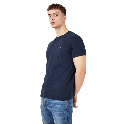 Navy - Front - Jack Wills Mens Sandleford Logo T-Shirt