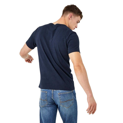 Navy - Back - Jack Wills Mens Sandleford Logo T-Shirt