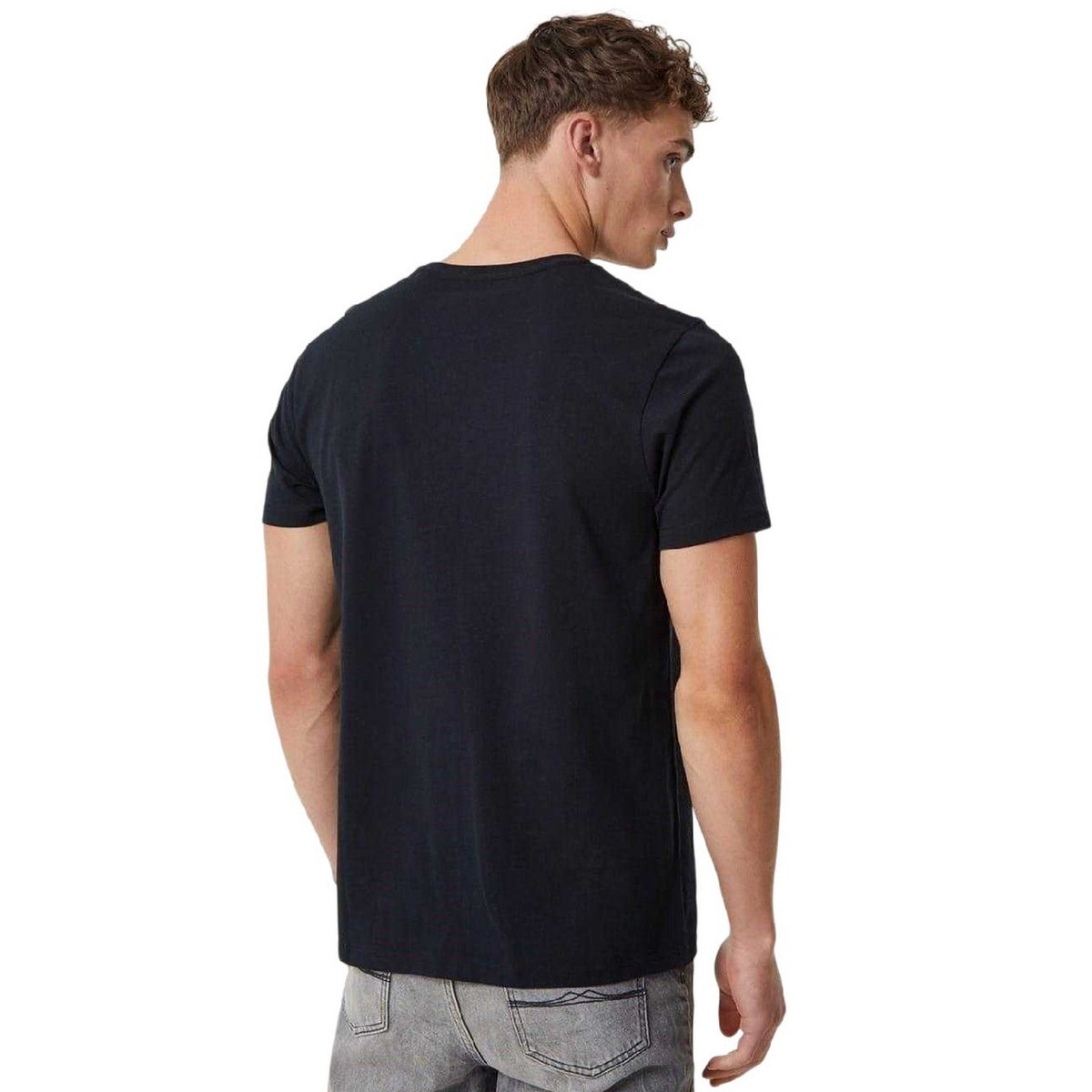 Black - Back - Jack Wills Mens Sandleford Logo T-Shirt
