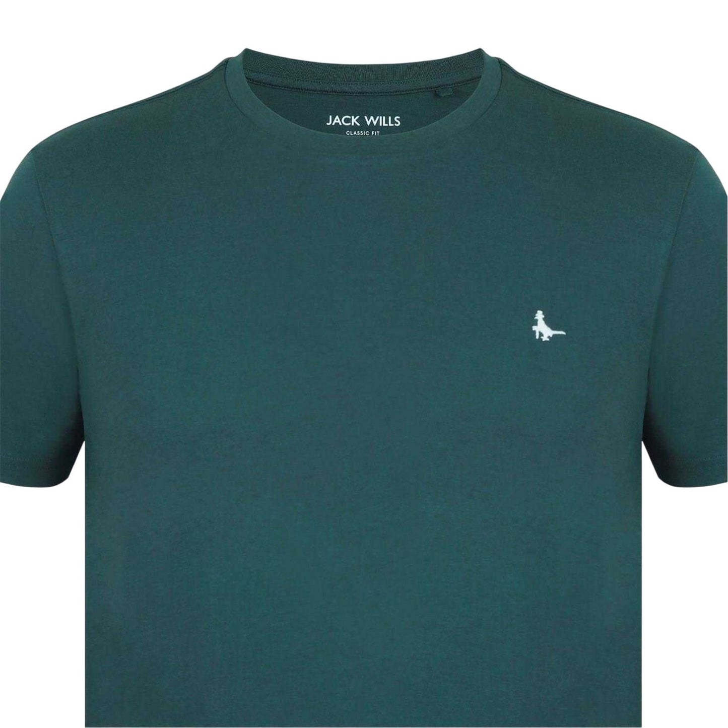 Pine - Side - Jack Wills Mens Sandleford Logo T-Shirt