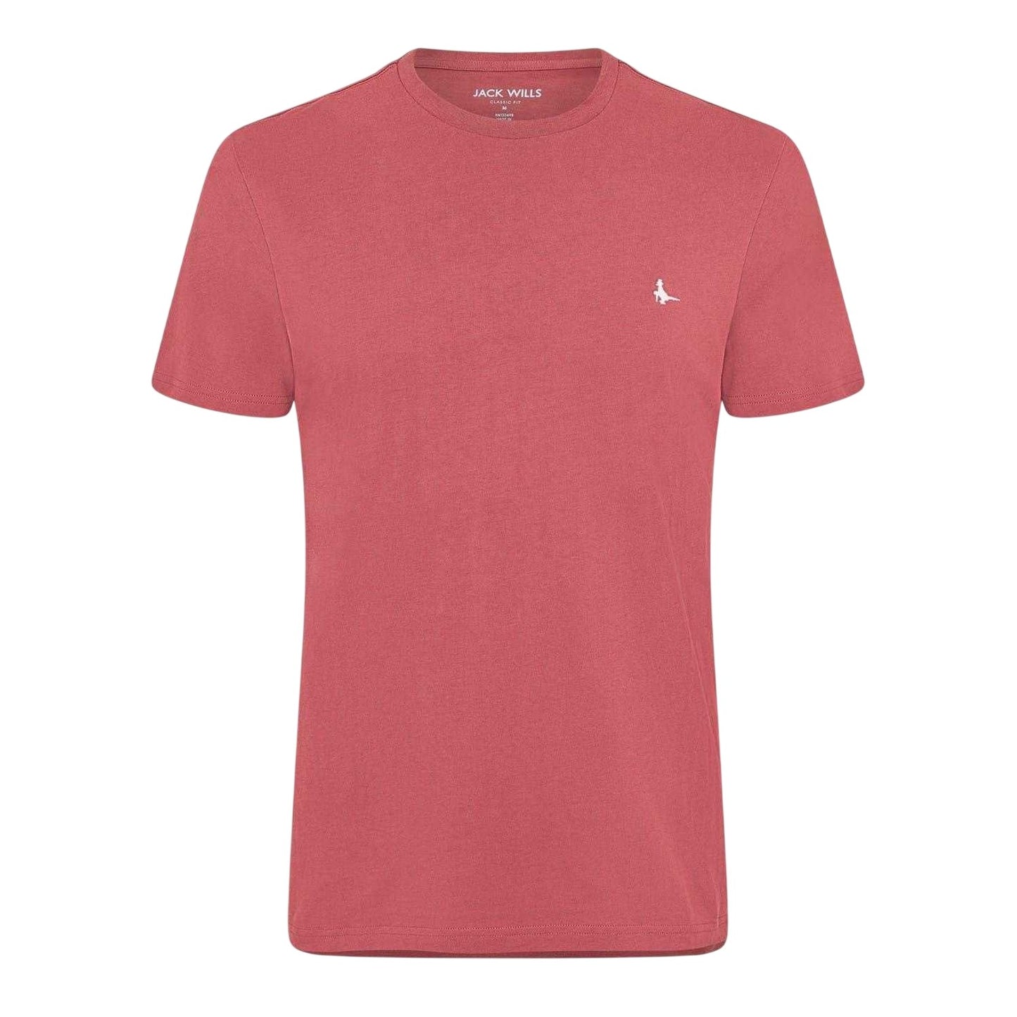 Rosewood - Front - Jack Wills Mens Sandleford Logo T-Shirt