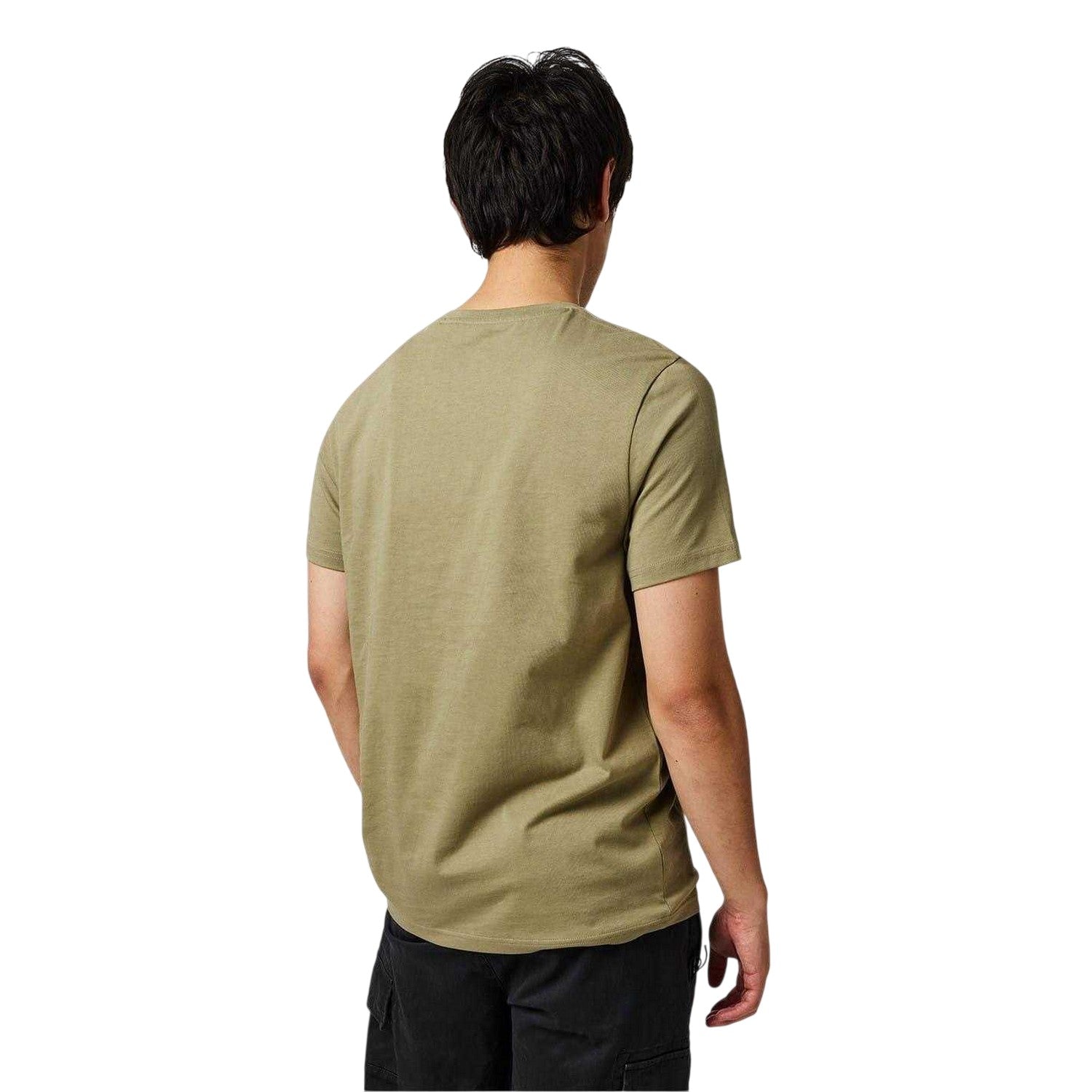 Sand - Back - Jack Wills Mens Sandleford Logo T-Shirt