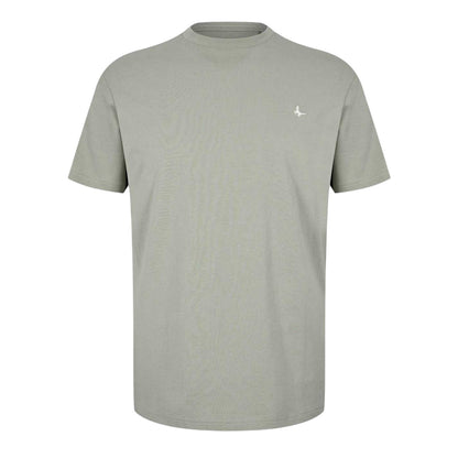 Silver Sage - Front - Jack Wills Mens Sandleford Logo T-Shirt