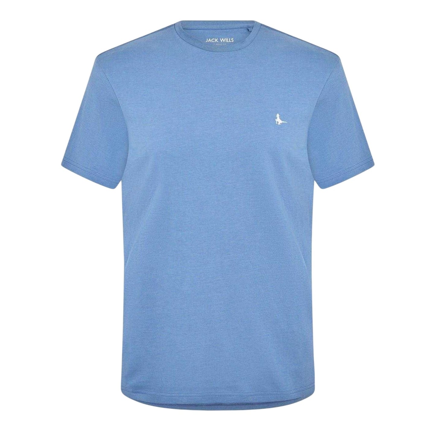 Steel Blue - Front - Jack Wills Mens Sandleford Logo T-Shirt