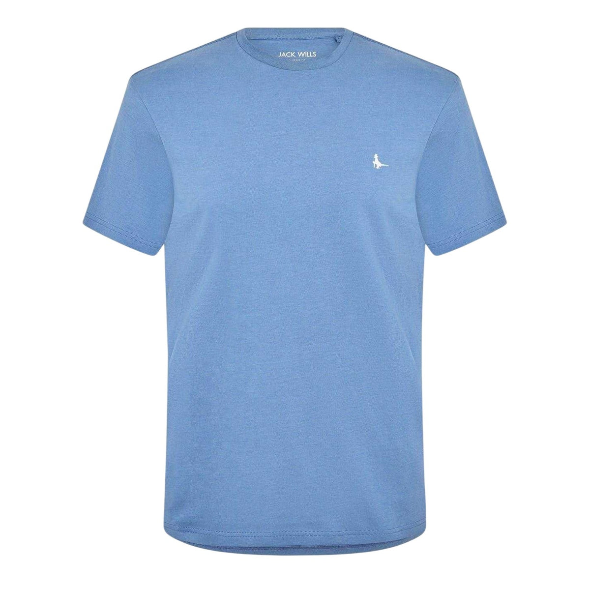 Steel Blue - Front - Jack Wills Mens Sandleford Logo T-Shirt
