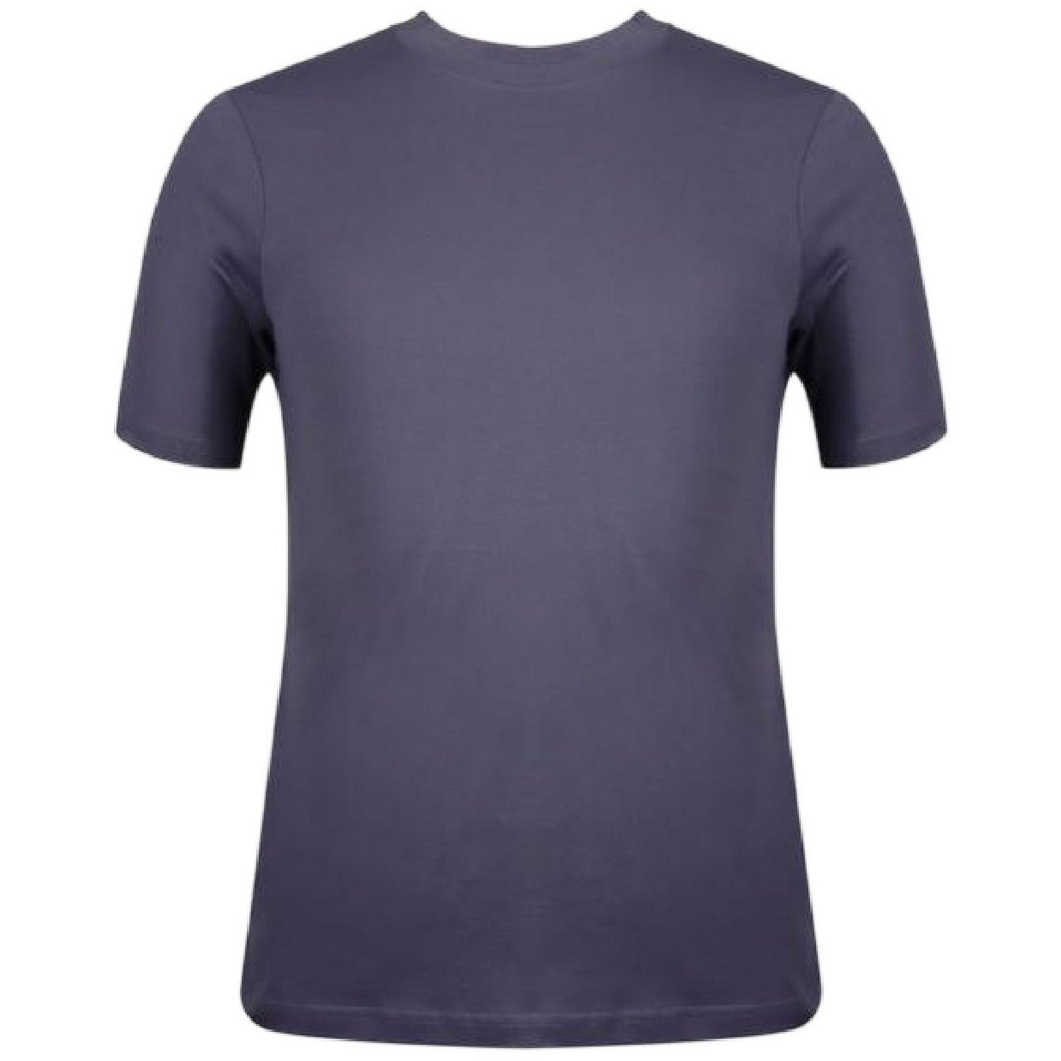 Burgundy-Storm Blue-Charcoal - Side - Donnay Mens Plain Crew Neck T-Shirt (Pack of 3)