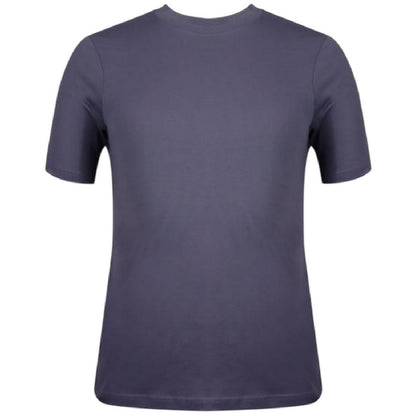 Burgundy-Storm Blue-Charcoal - Side - Donnay Mens Plain Crew Neck T-Shirt (Pack of 3)