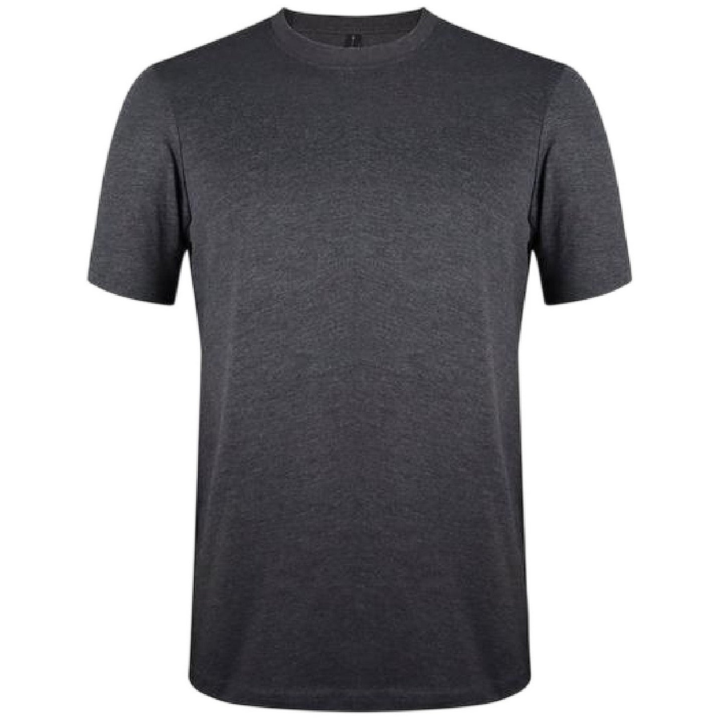 Burgundy-Storm Blue-Charcoal - Lifestyle - Donnay Mens Plain Crew Neck T-Shirt (Pack of 3)