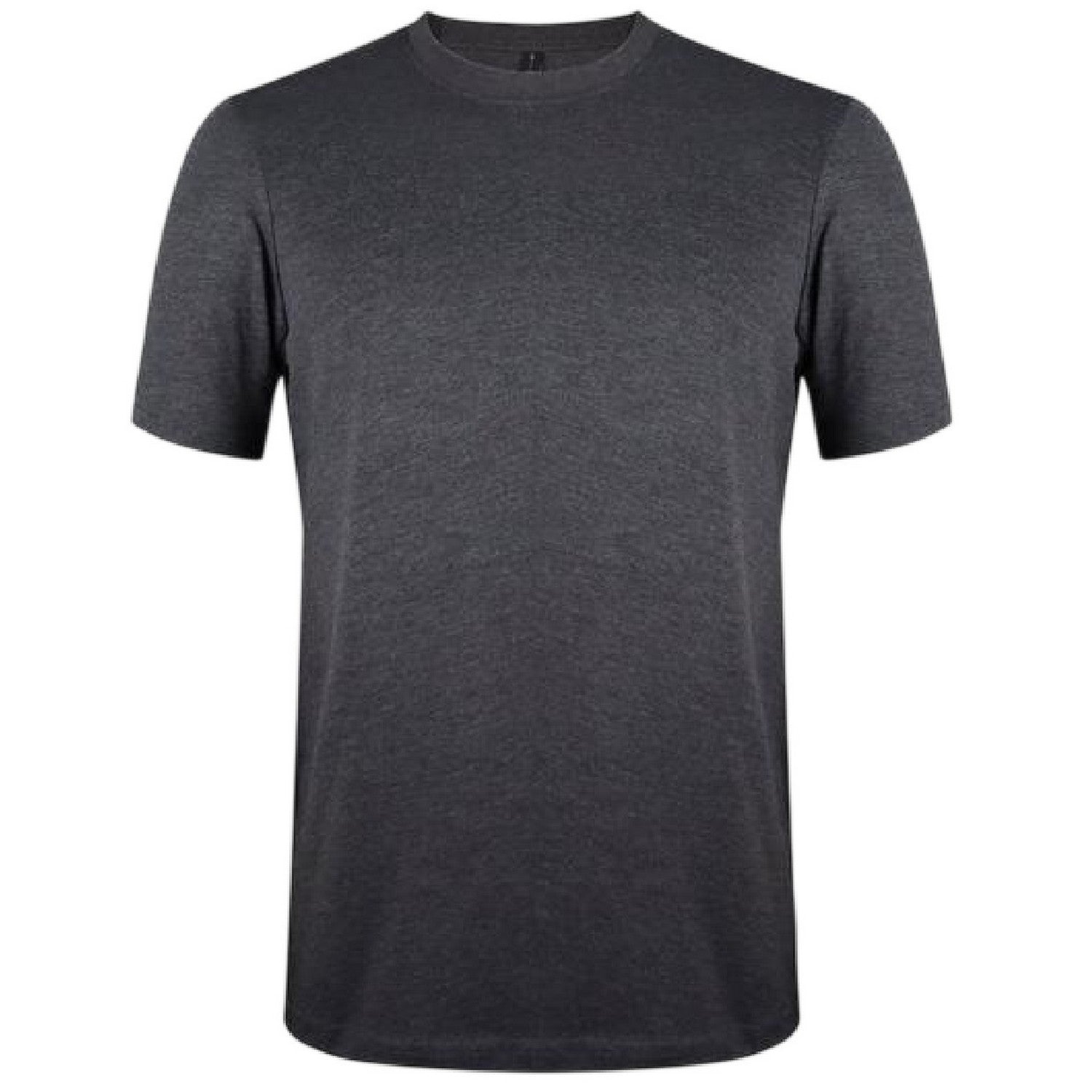 Burgundy-Storm Blue-Charcoal - Lifestyle - Donnay Mens Plain Crew Neck T-Shirt (Pack of 3)