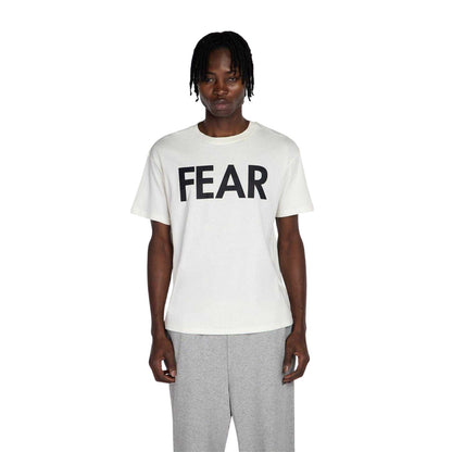 White - Side - No Fear Mens Logo Crew Neck T-Shirt