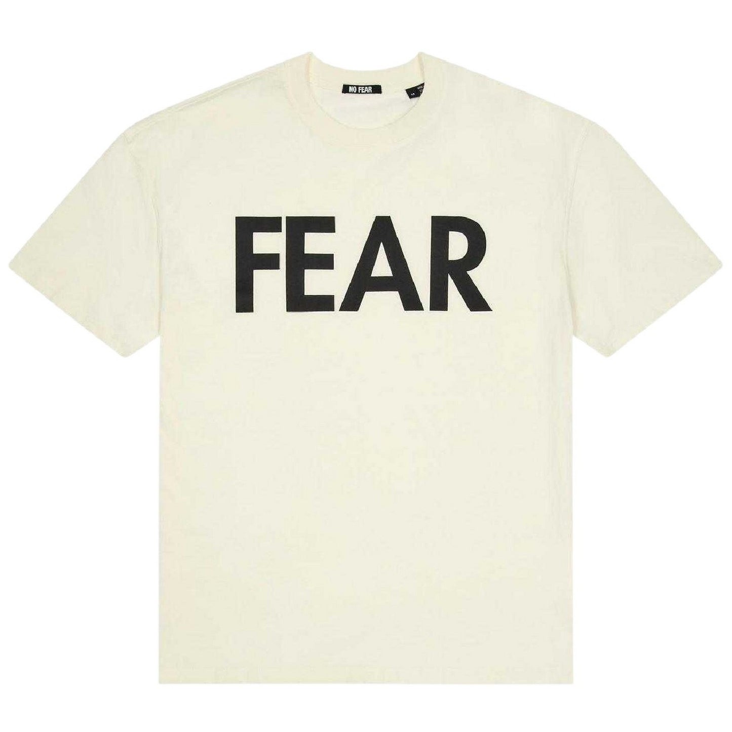 White - Front - No Fear Mens Logo Crew Neck T-Shirt