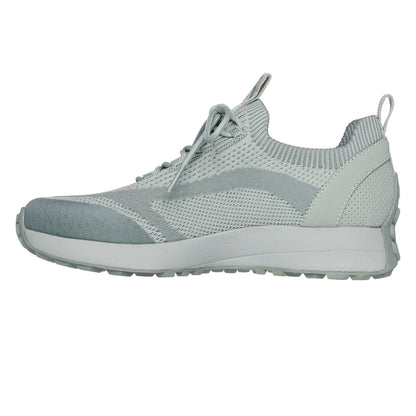 Sage - Back - Skechers Womens-Ladies Classic Knitted Trainers