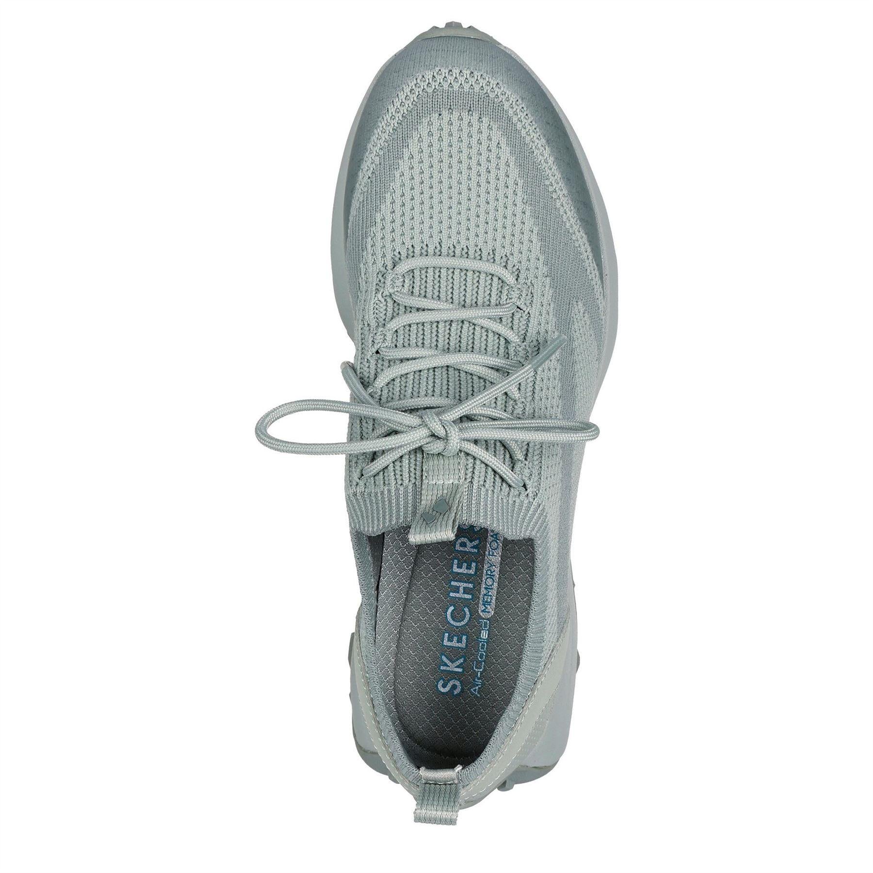 Sage - Lifestyle - Skechers Womens-Ladies Classic Knitted Trainers