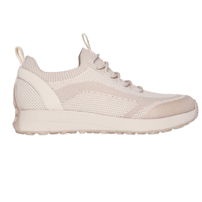 Natural - Front - Skechers Womens-Ladies Classic Knitted Trainers