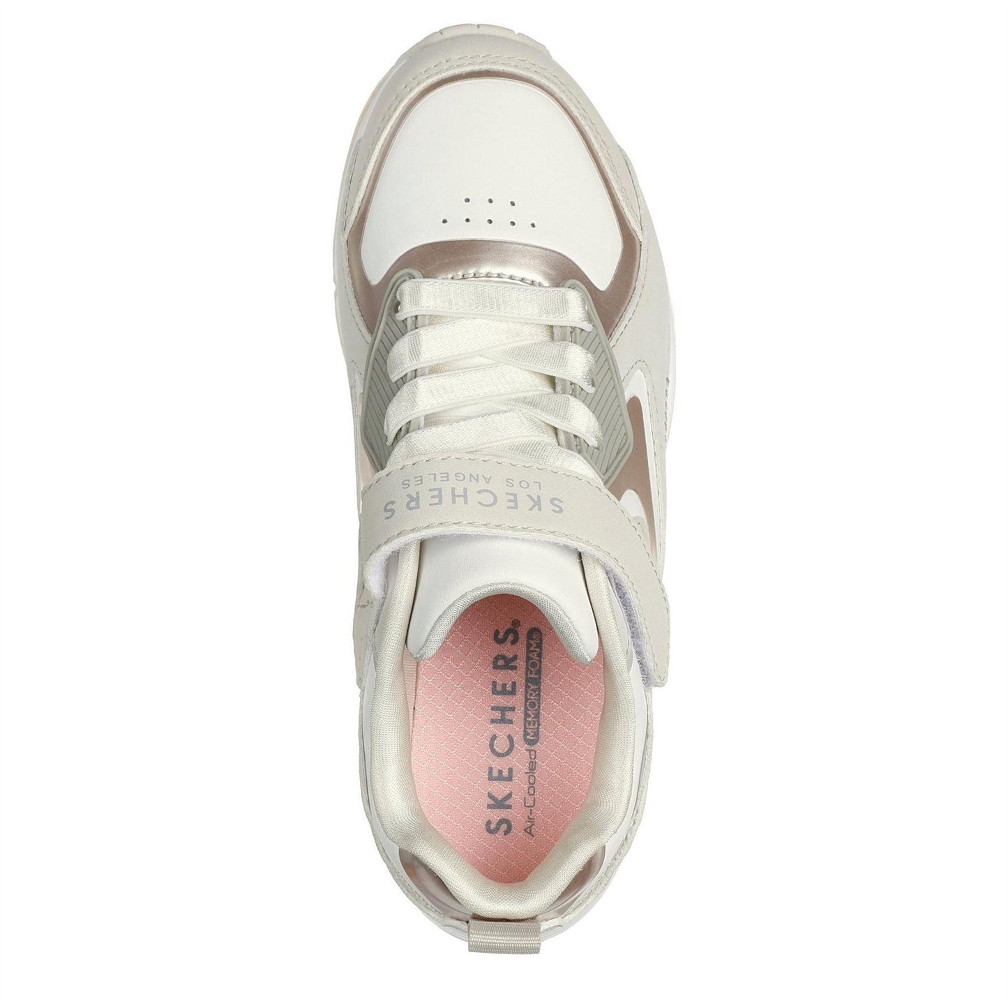 Natural - Lifestyle - Skechers Girls Uno Trainers