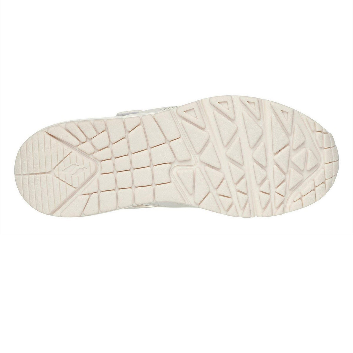 Natural - Pack Shot - Skechers Girls Uno Trainers