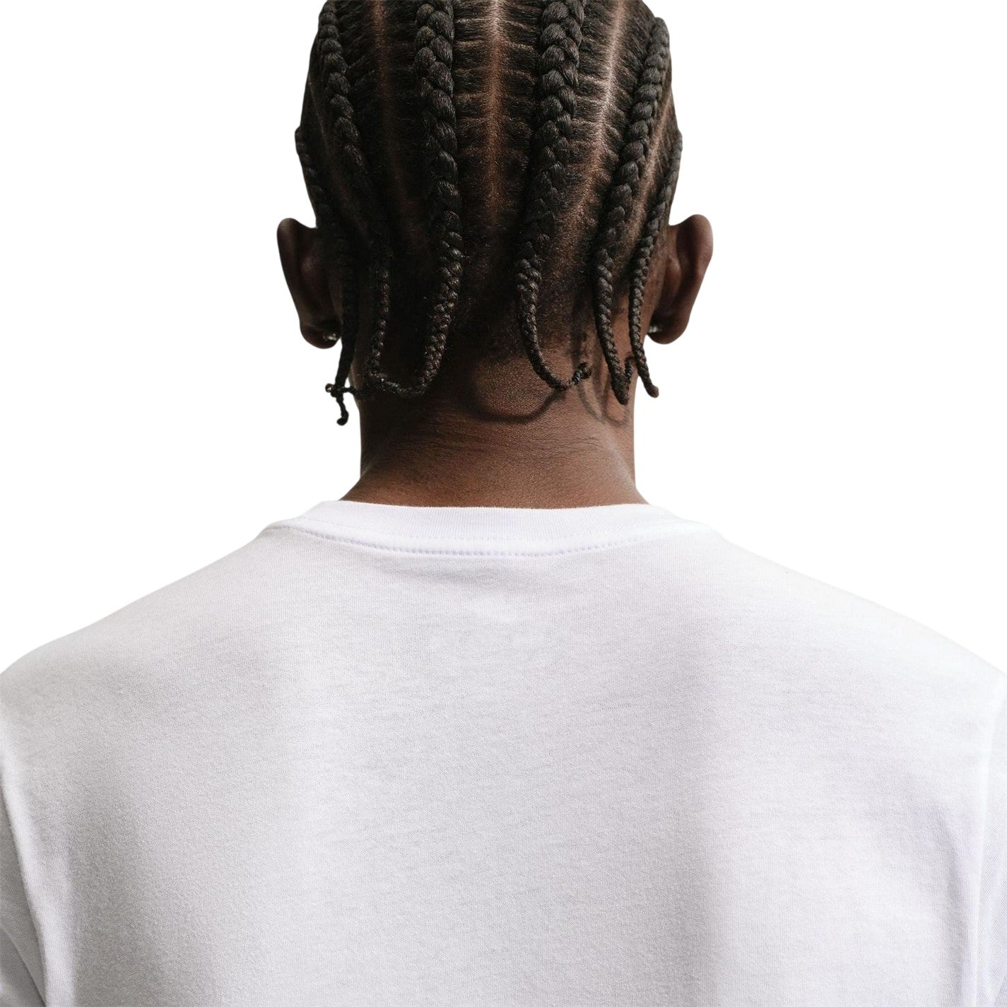 White-Teal - Lifestyle - Nike Mens Swoosh Graphic Print T-Shirt