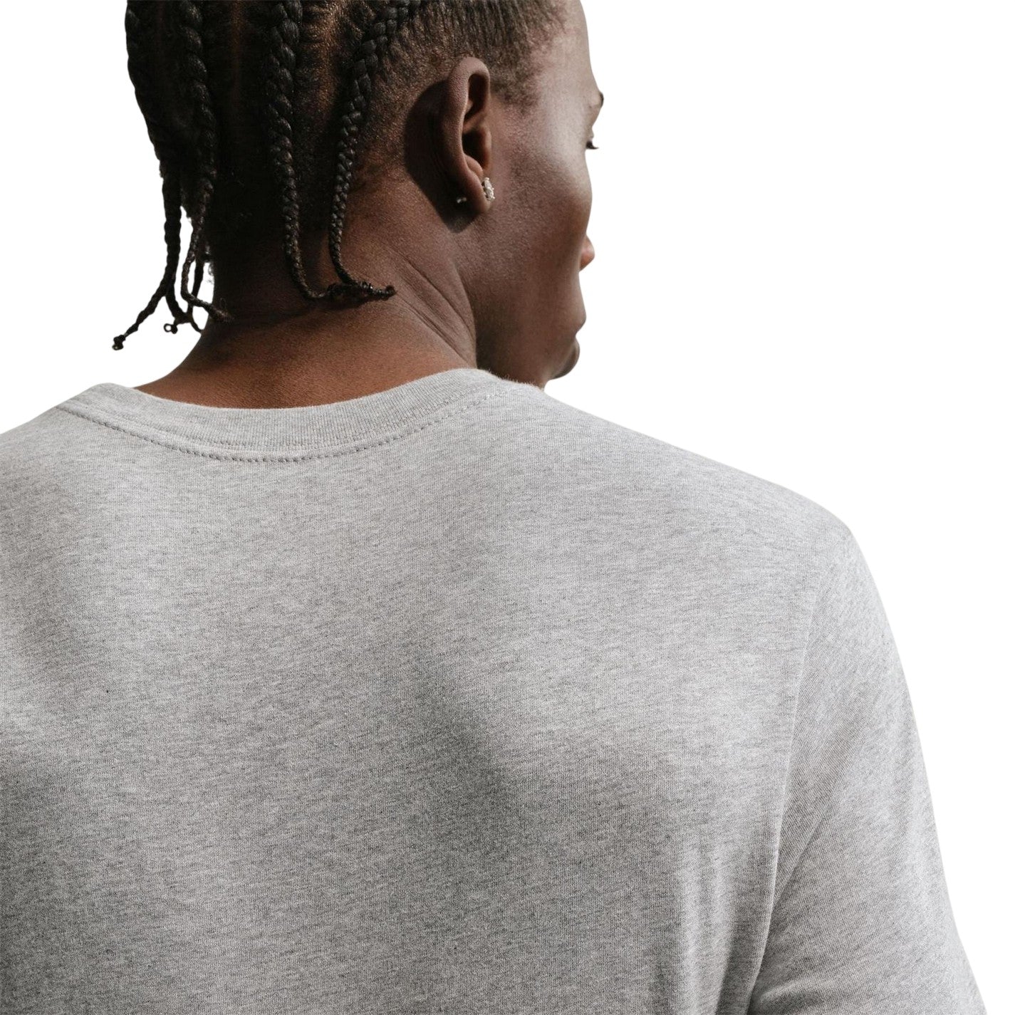 Athletic Grey - Lifestyle - Nike Mens Swoosh Graphic Print T-Shirt