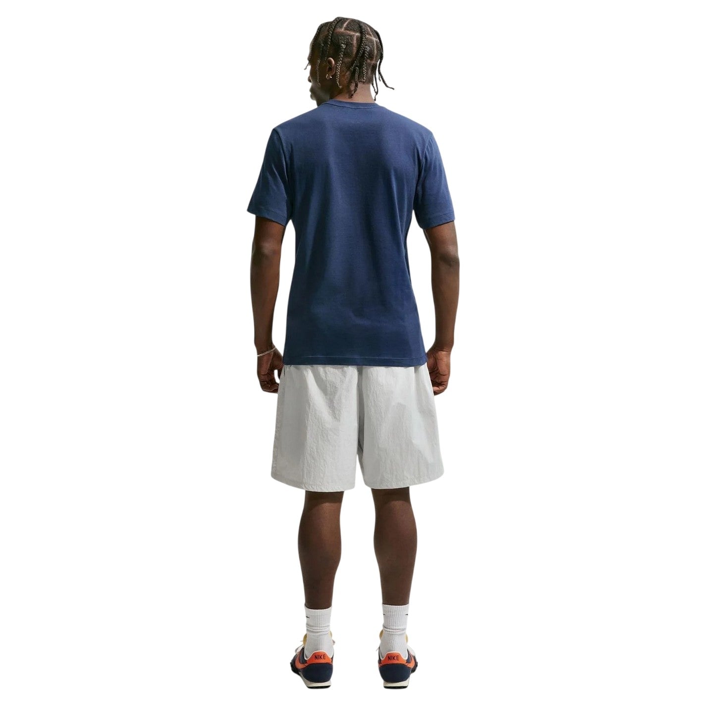 Navy - Back - Nike Mens Swoosh Graphic Print T-Shirt