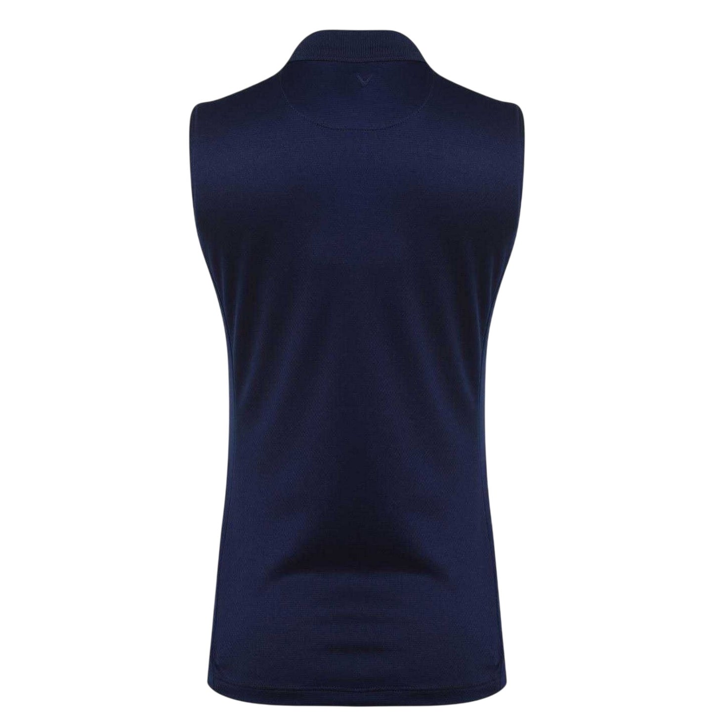 Peacoat - Back - Callaway Womens-Ladies Knitted Sleeveless Polo Shirt