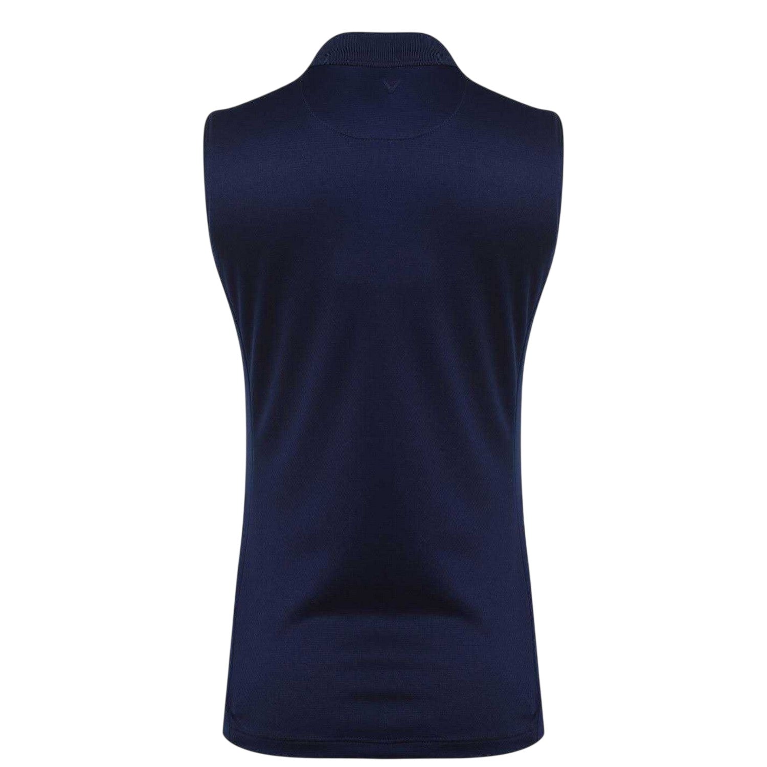 Peacoat - Back - Callaway Womens-Ladies Knitted Sleeveless Polo Shirt