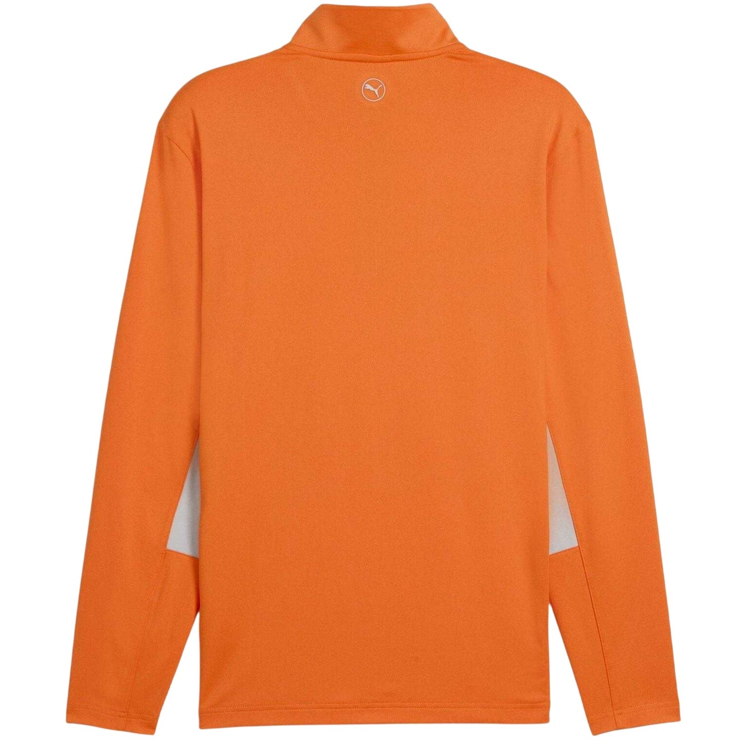 Orange - Back - Puma Mens Pure 2.0 Quarter Zip Golf Midlayer