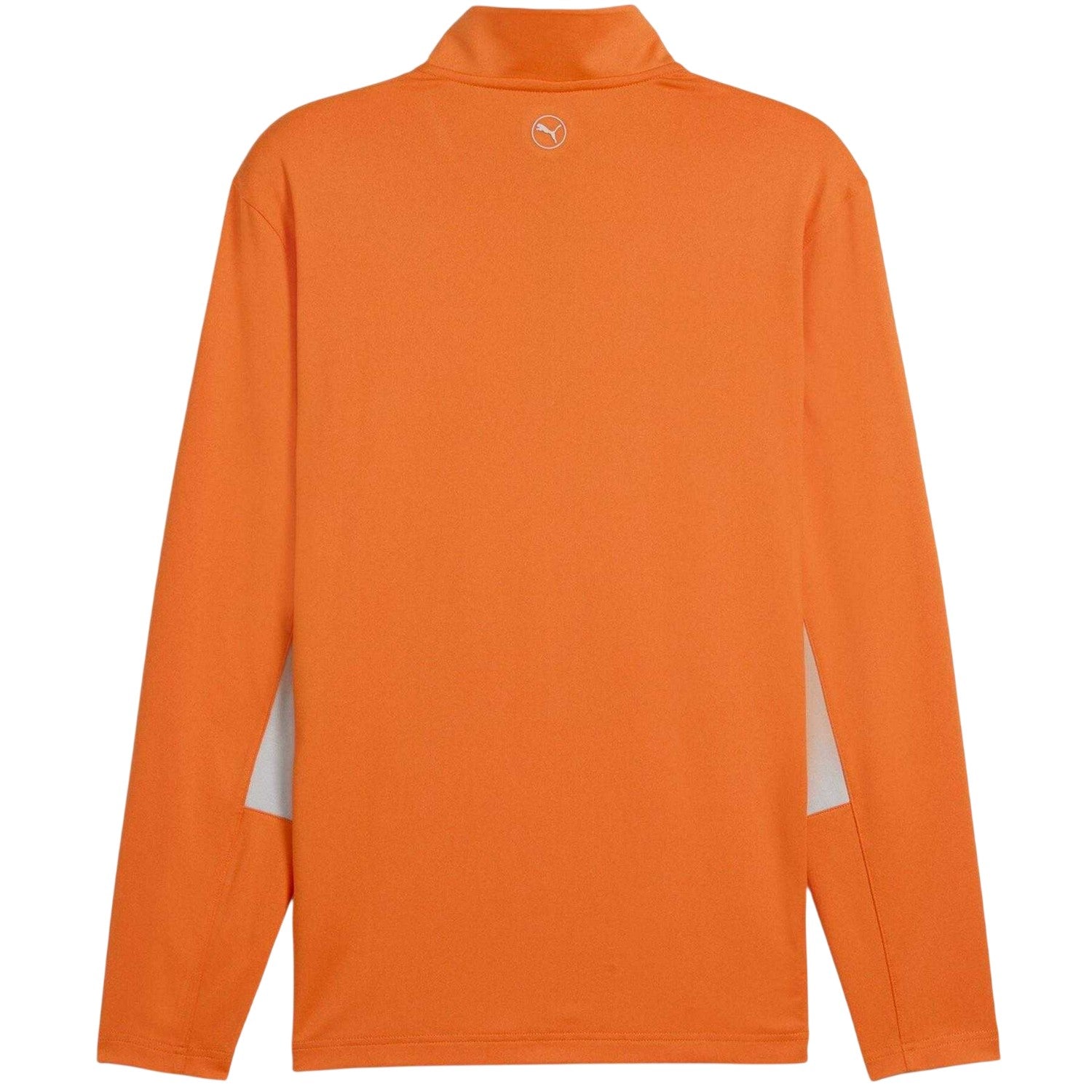 Orange - Back - Puma Mens Pure 2.0 Quarter Zip Golf Midlayer