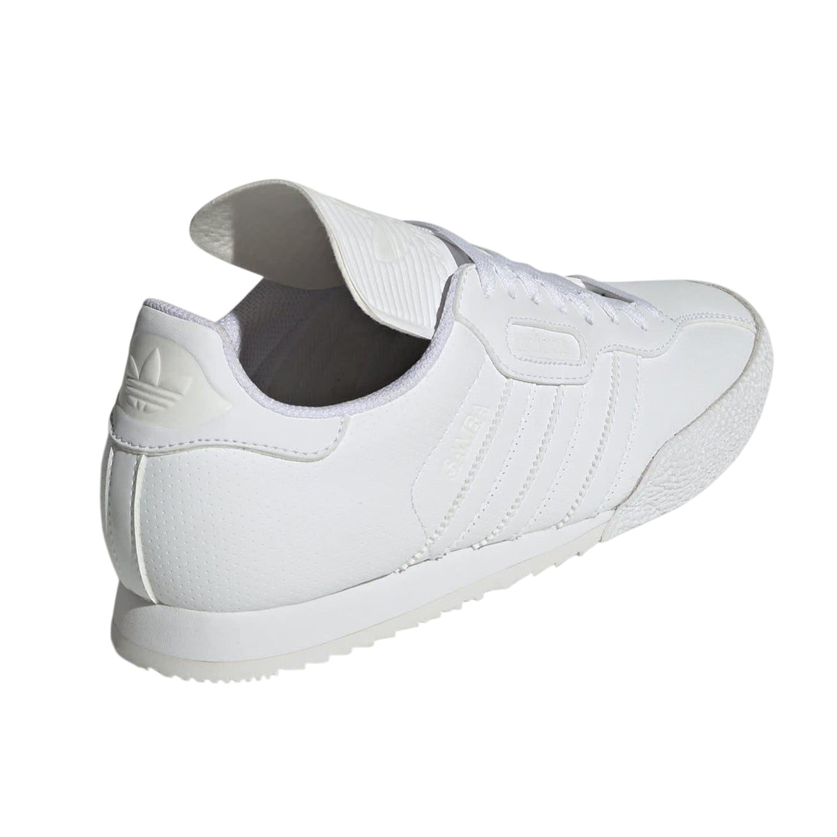 White - Back - Adidas Mens Samba Leather Trainers