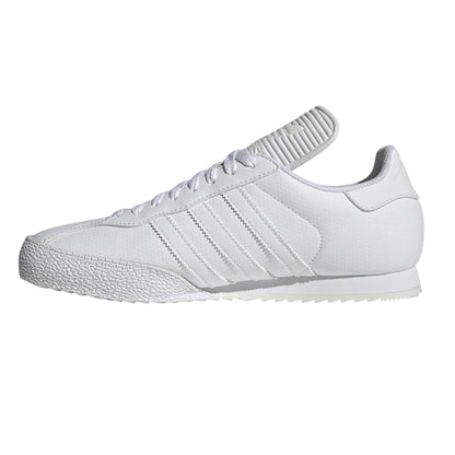 White - Side - Adidas Mens Samba Leather Trainers